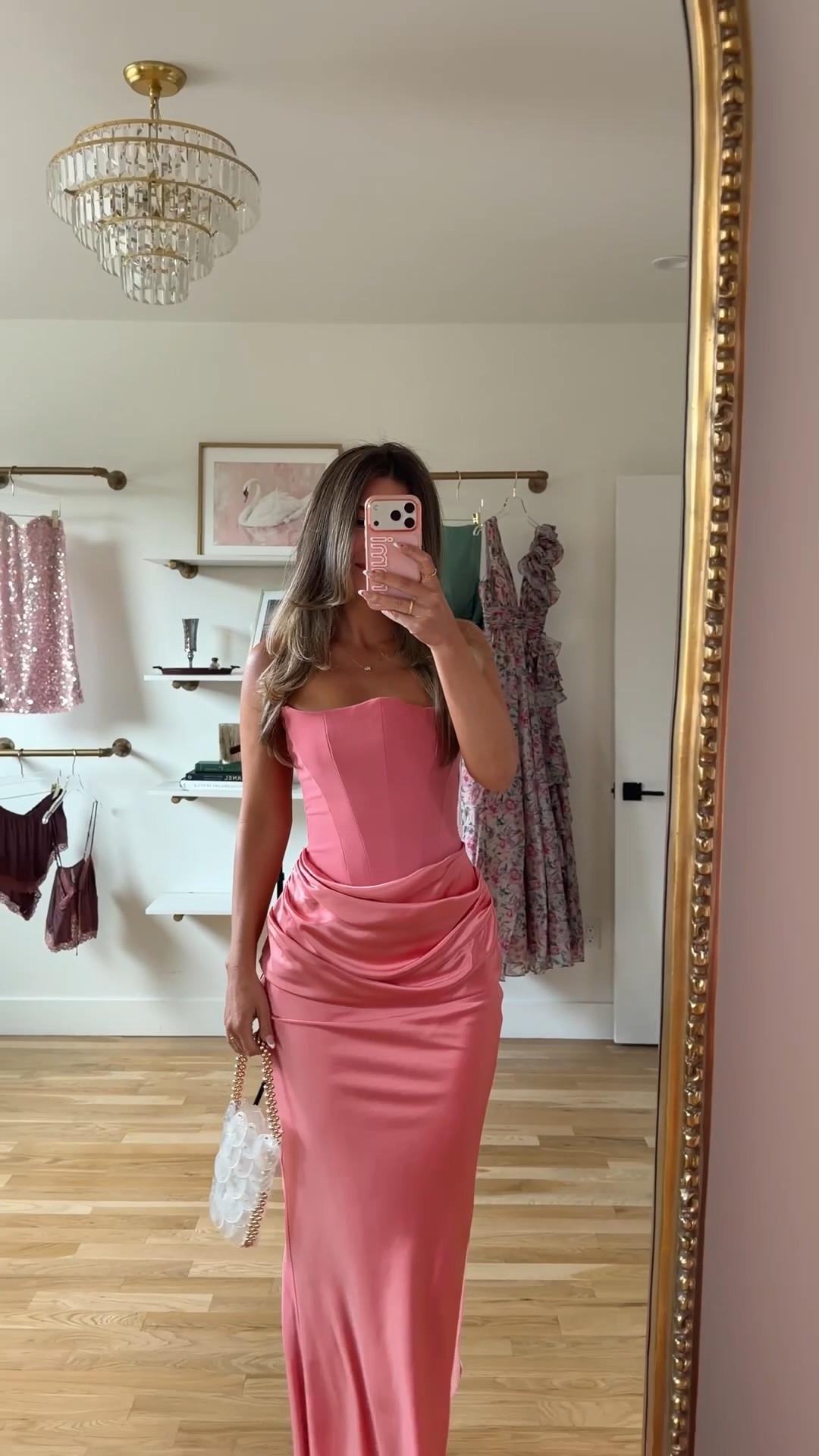 pink satin strapless with fitted corset bodice and draped detail summer wedding guest formal event dress 🌸💍

electric picks: emerson20 
vici: emerson30

I’m 5’4” and wearing my normal size 2/small 

summer wedding guest dresses, wedding guest dresses, cocktail dresses, semi-formal dresses, black tie wedding guest dresses, destination wedding guest dresses, garden party dresses, wedding guest outfit ideas

#LTKgrwm #LTKSeasonal #LTKWedding