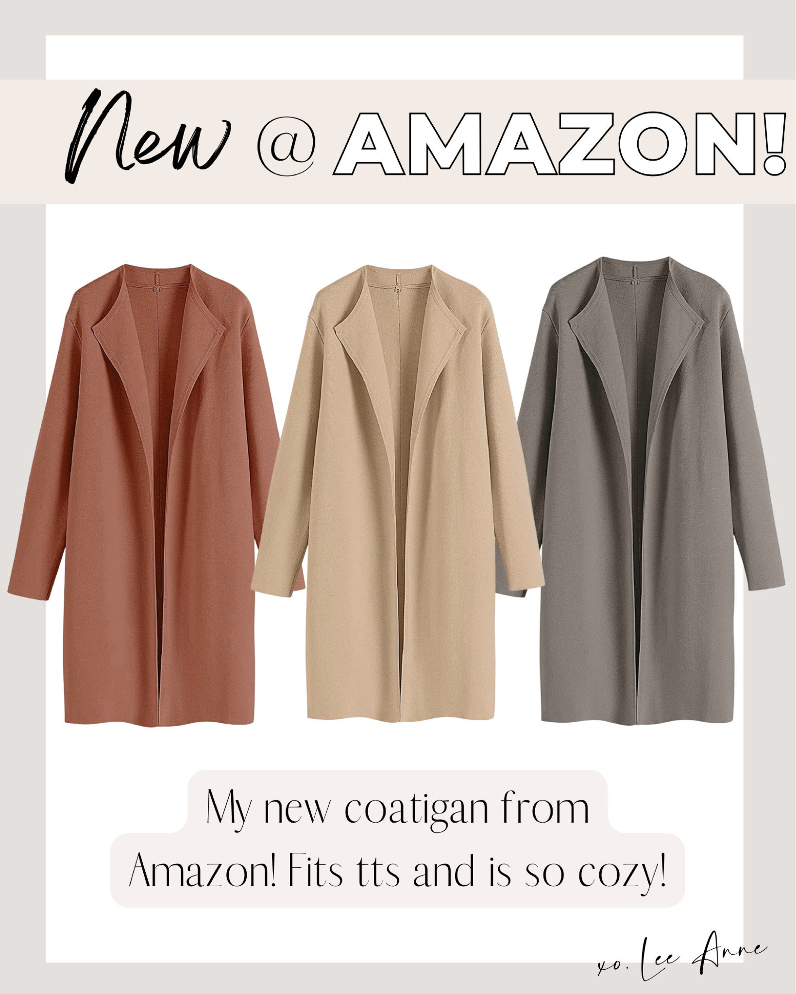 New coatigan from Amazon! Fits tts and is so cozy. 

#LTKHoliday #LTKstyletip #LTKGiftGuide