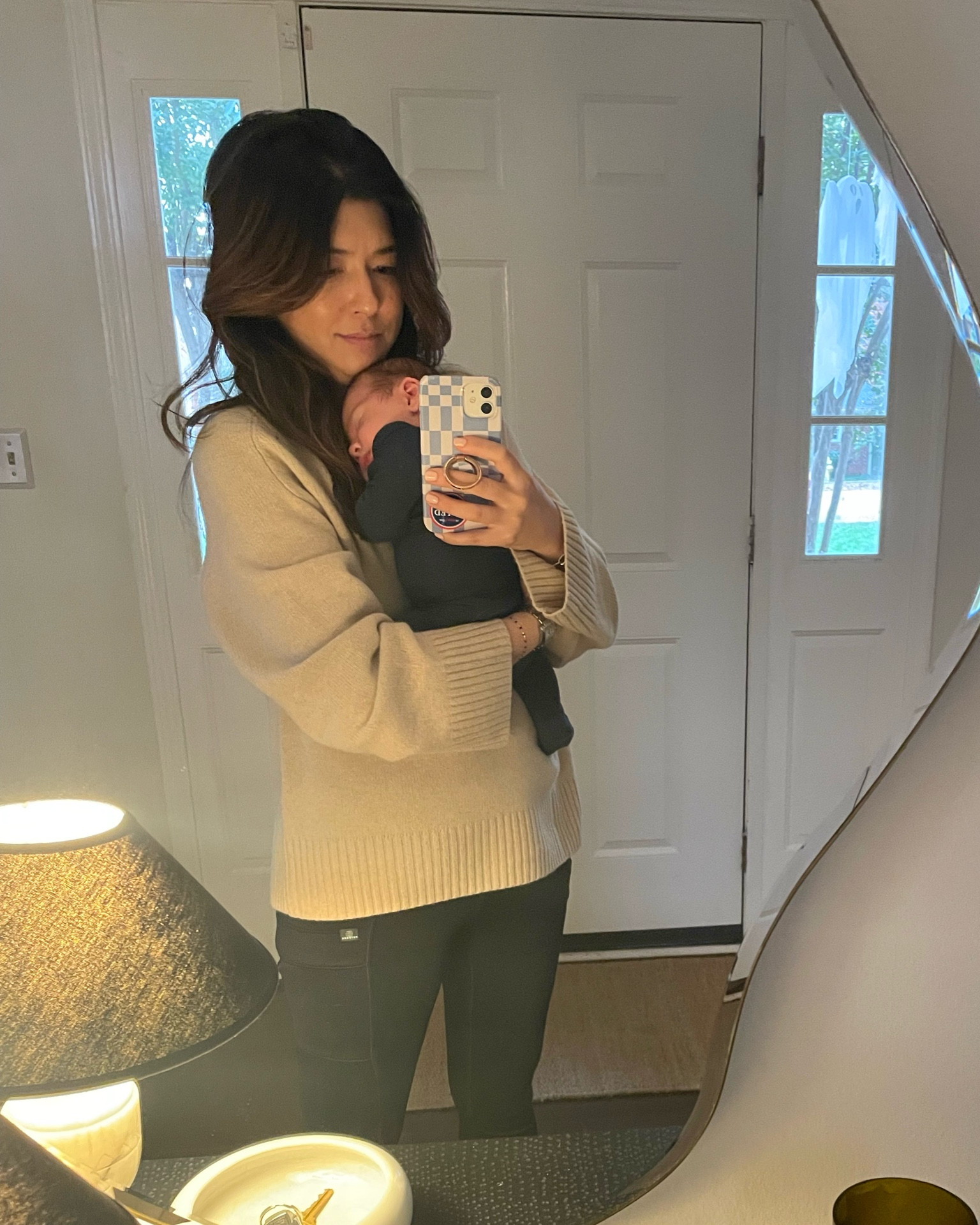 My current favorite things to wear — baby Brooksie and my Sezane knits. Sezane crushes cozy sweaters and jackets IMO.

Grabbed this sweater recently in a size M — I live an oversized crewneck for cold weather! A great Jenni Kayne vibe for way way less.



#LTKStyleTip #LTKBaby #LTKSeasonal