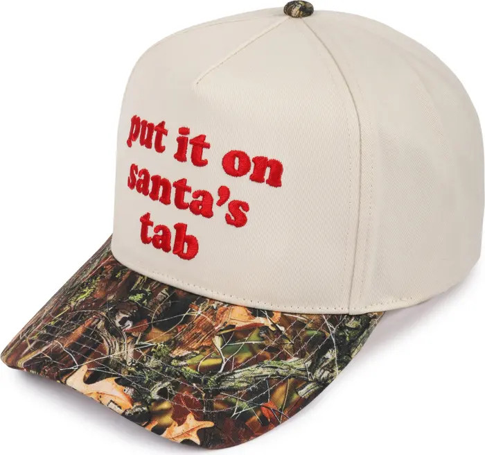 David & Young Santa's Tab Cotton Baseball Cap | Nordstromrack | Nordstrom Rack