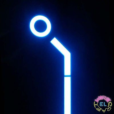 4pcs of EL Tape Curved For Tron Costume - 2cm by 12cm With Bend Half Way | eBay | eBay US
