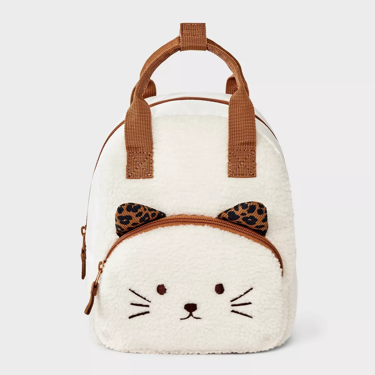 Toddler Girls' Cozy Cat Backpack - Cat & Jack™ Cream | Target