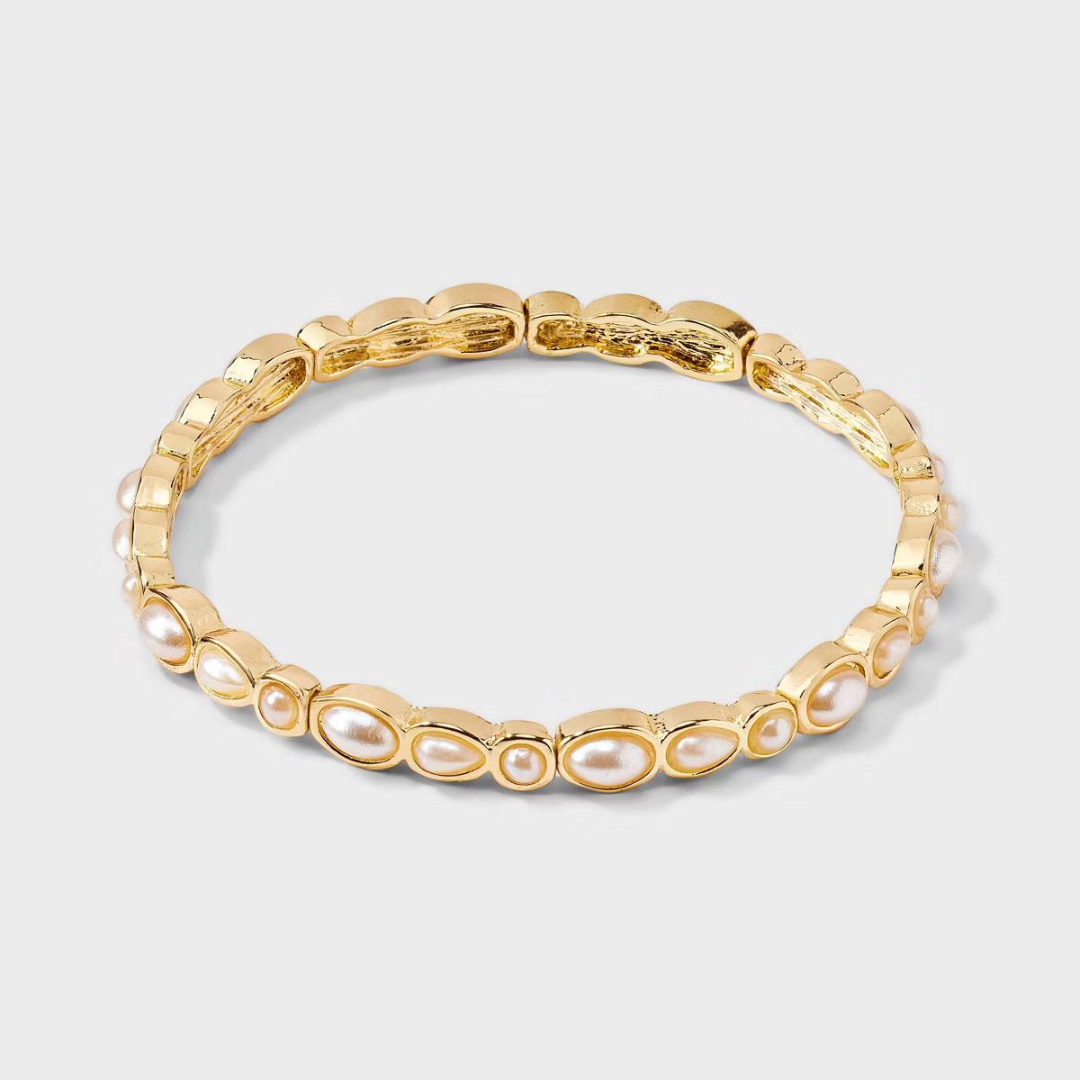 SUGARFIX by BaubleBar Pearl Stretch Bracelet - Gold | Target