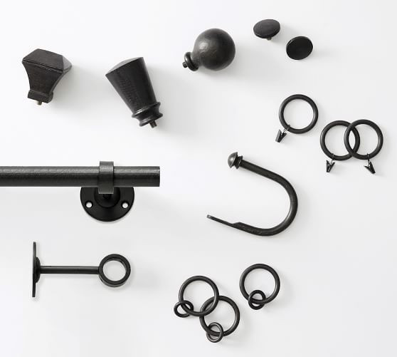 Curtain Rod & Wall Bracket | Pottery Barn (US)