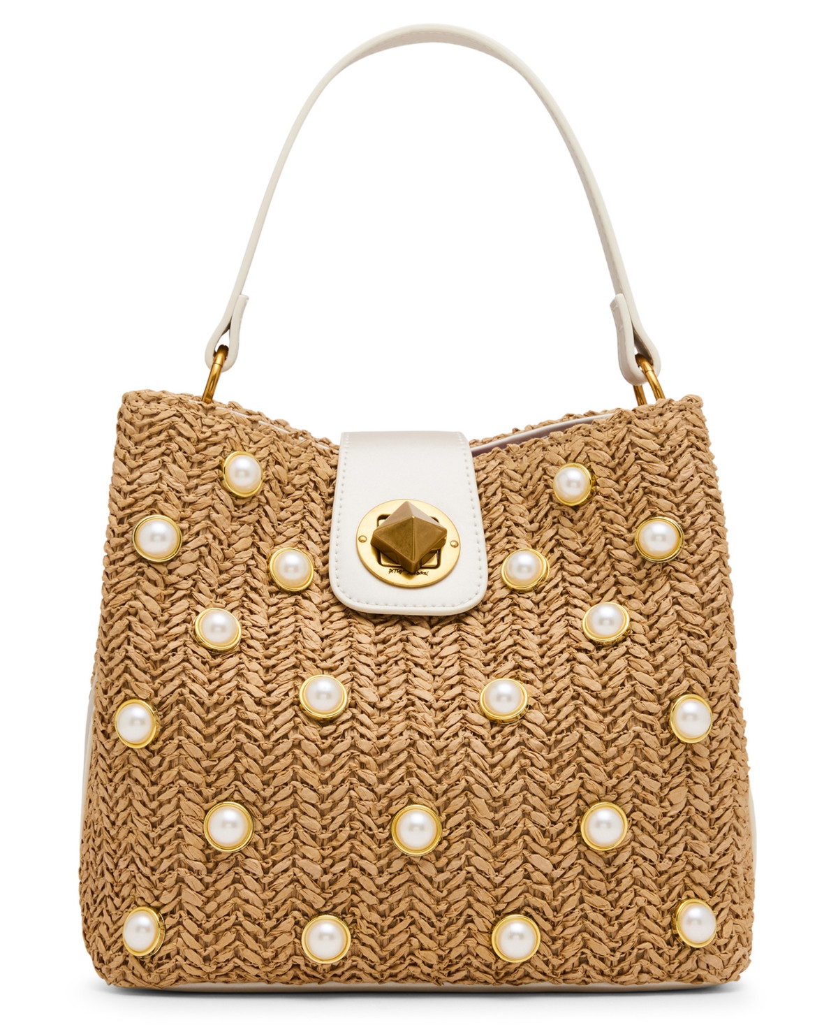 Betsey Johnson Skull Boss Bucket - Natural | Macy's