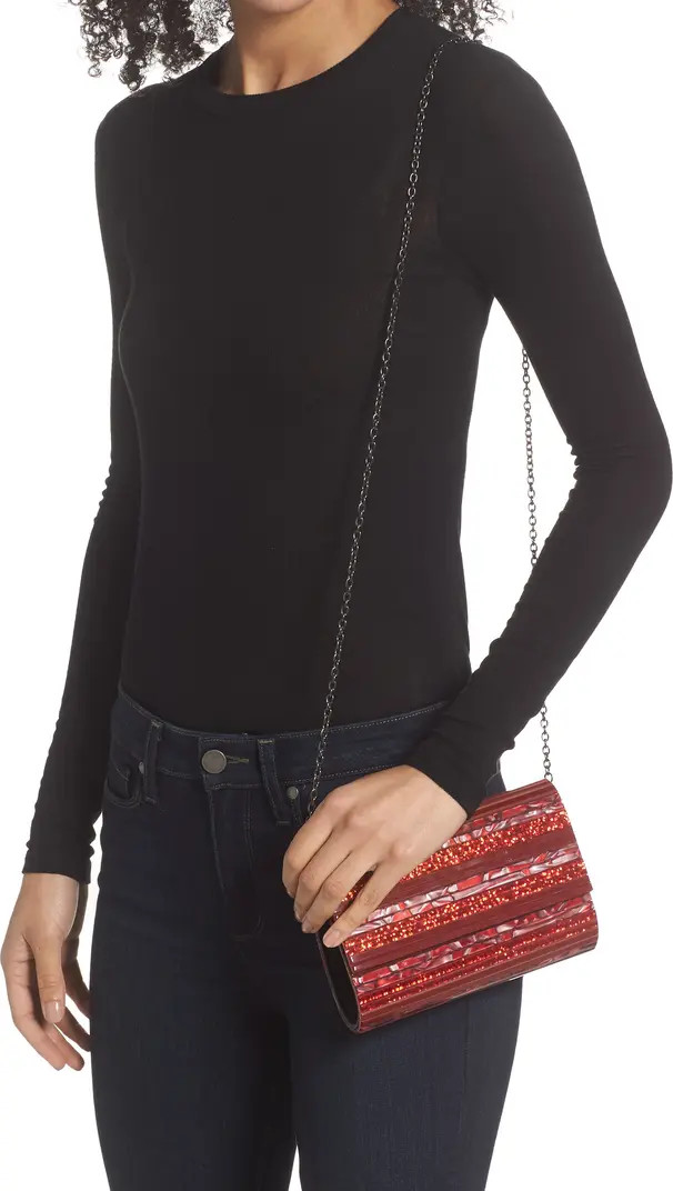 Kurt Geiger London Stripe Envelope Clutch | Nordstromrack | Nordstrom Rack