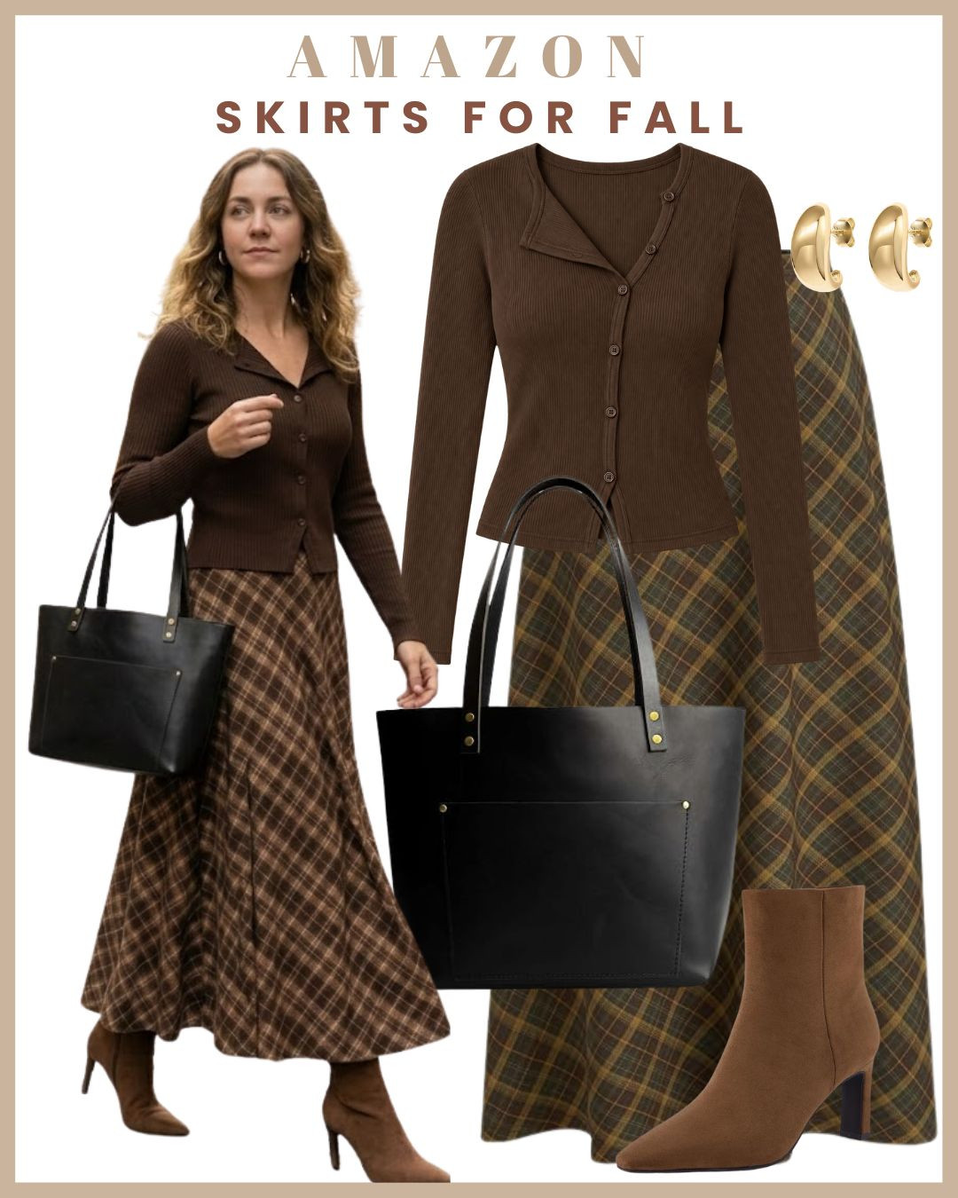 Skirts for fall you’ll want to recreate 🍂🤎

Skirts aren’t just for summer — they’re one of the easiest pieces to transition into your fall wardrobe. ✨

Think midi skirts with cozy knits, mini skirts with tights + boots, pleated skirts with sweaters, and satin skirts paired with structured jackets. Add loafers, ankle boots, or knee-high boots to instantly make the look feel more autumn-ready. 🍁

Perfect for creating that Pinterest-inspired fall wardrobe without buying an entirely new closet. 🤎 

 #LTKdayinmylife #LTKActive #LTKPetite