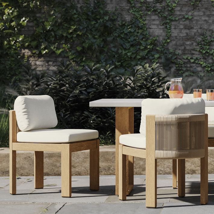 Porto Outdoor Side Dining Chair (Set of 2) | West Elm (US)