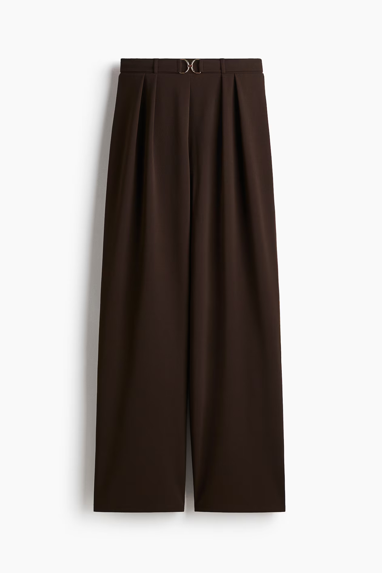 Buckle-detail tailored trousers | H&M (UK, MY, IN, SG, PH, TW, HK)
