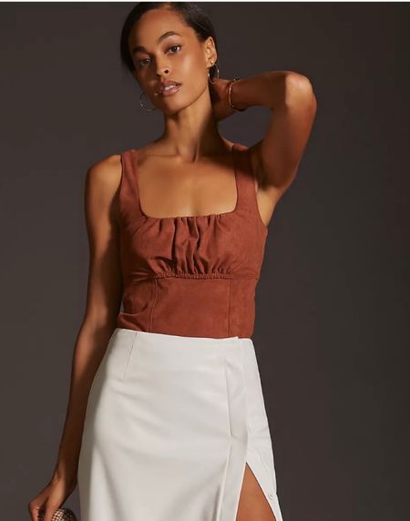 Loving this suede corset top! Great piece for layering with your #falloutfit 

#LTKunder100
