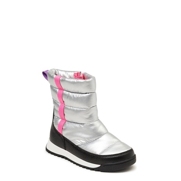 Wonder Nation Puffy Winter Boots (Little Girls and Big Girls) - Walmart.com | Walmart (US)