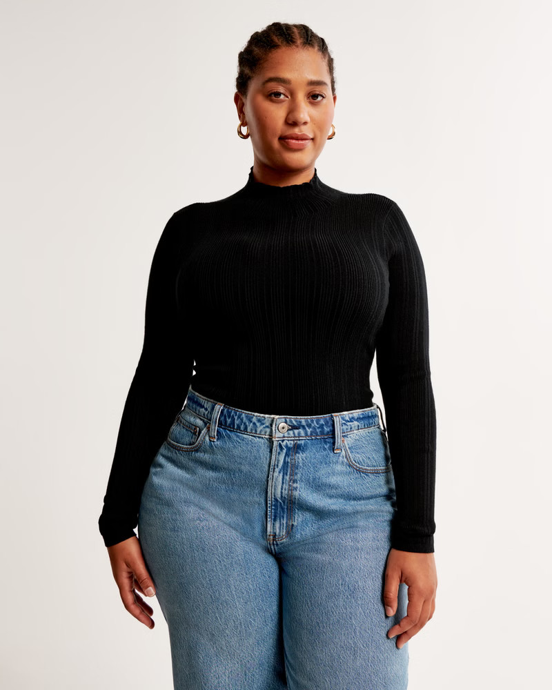 Turtleneck Sweater Bodysuit | Abercrombie & Fitch (US)