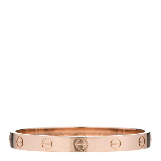 CARTIER 18K Pink Gold LOVE Bracelet 15 | Fashionphile