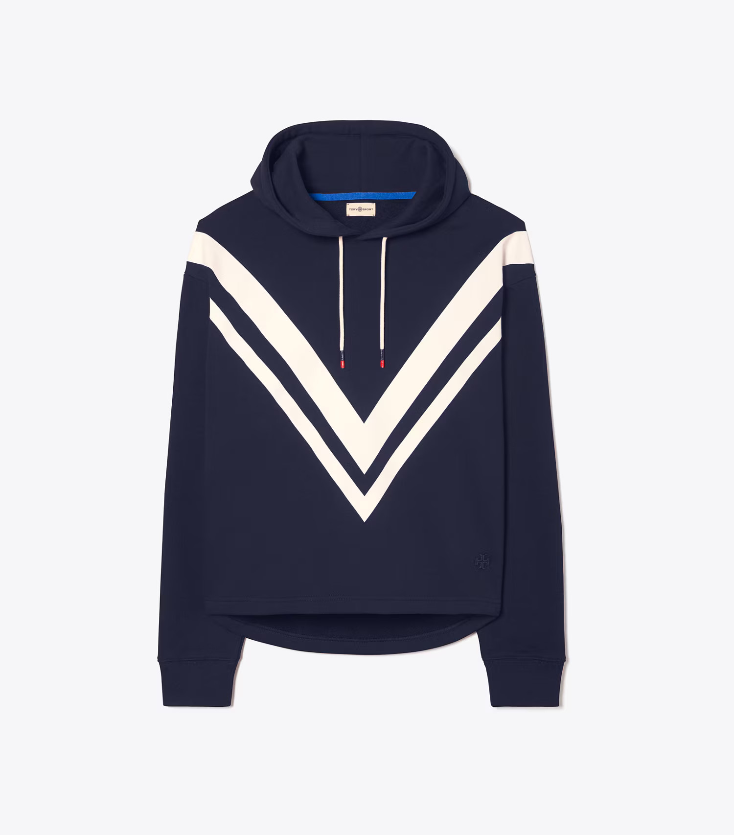 French Terry Chevron Hoodie: Women's Designer Sweaters | Tory Burch | Tory Burch (US)