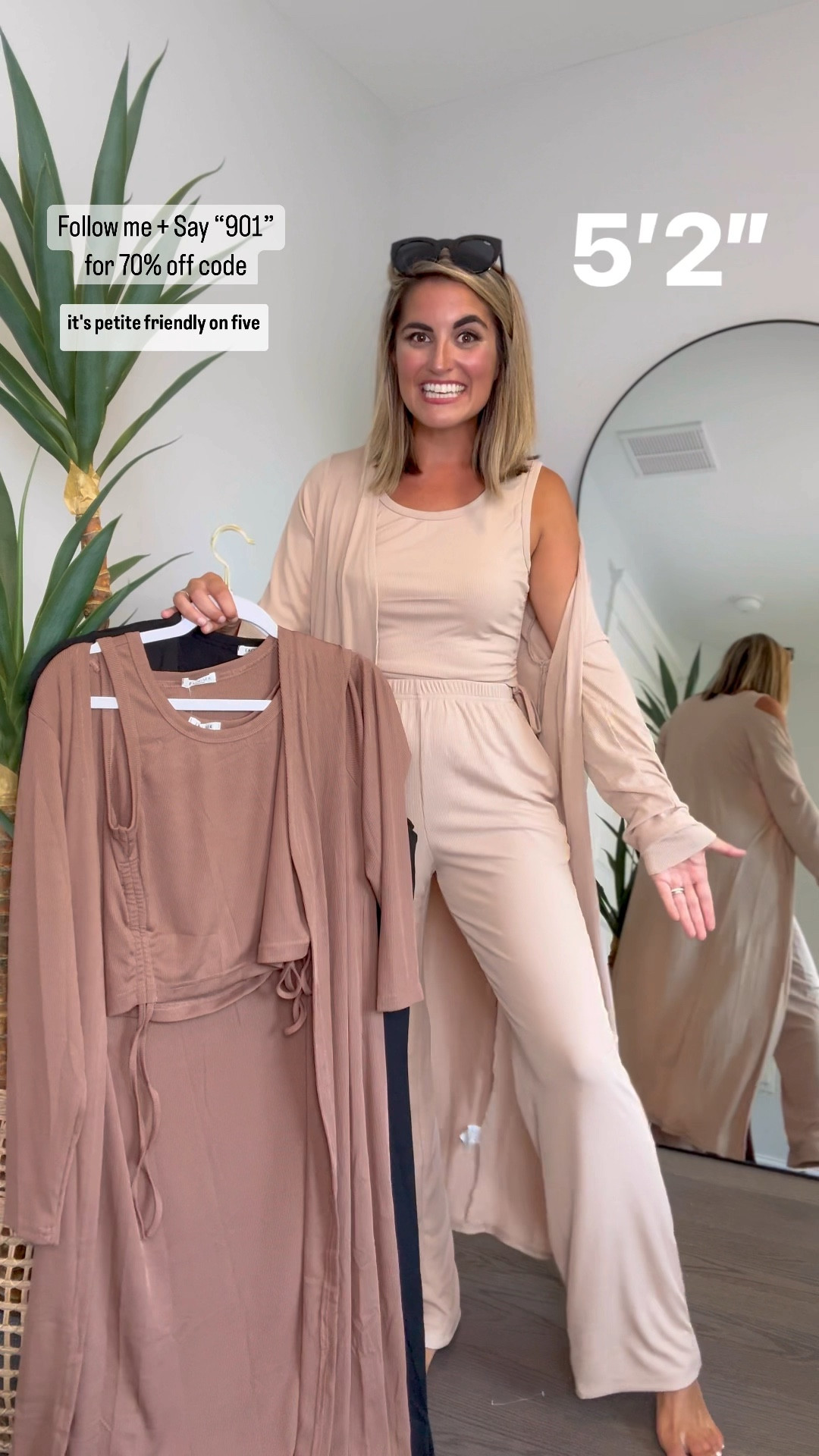 Now ONLY $17🤯70% off with 40% off CODE👉 J3Q94GOJ + 10% tappable coupon + 23% discount already applied 🏃🏼‍♀️Hurry🏃🏼‍♀️ONLY 3 DAYS LEFT with this deal on this Amazon Basic 3 Piece Set!🫶✈️ Perfect for Travel. SO Stretchy, silky soft & Petite Friendly. 
5’2” 125lbs wearing small 
.
Amazon basic, travel outfit, 3 piece set, capsule wardrobe, capsule closet, bathing suit coverup, sunglasses, striped dress, blue stripe dress, black jumpsuit, beige jumpsuit, travel outfit, loungewear, comfy outfit, casual outfits, work outfit, workwear, two piece set, 2 piece set, Amazon two piece set, Amazon lounge set 

#LTKsalealert #LTKtravel #LTKworkwear#LTKBacktoSchool 

#LTKVideo #LTKWorkwear #LTKSaleAlert