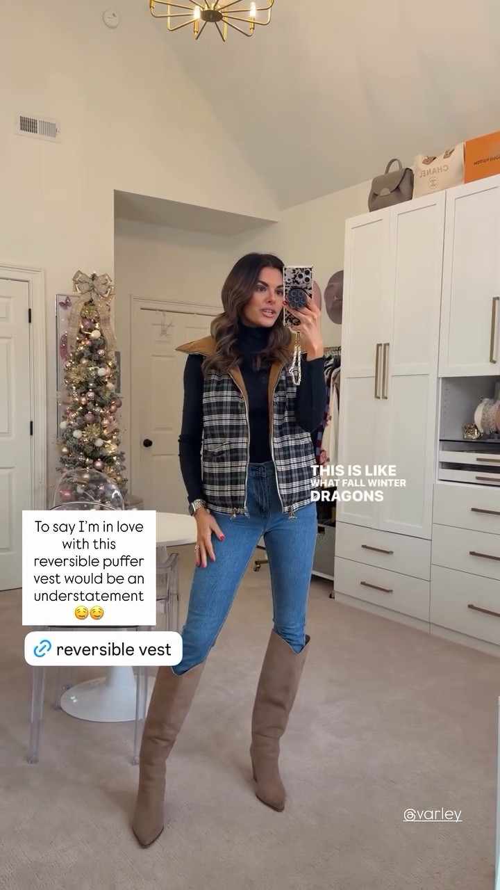 To say I’m in love with this reversible puffer vest would be an understatement 🤤🤤 

#LTKSeasonal #LTKHoliday
