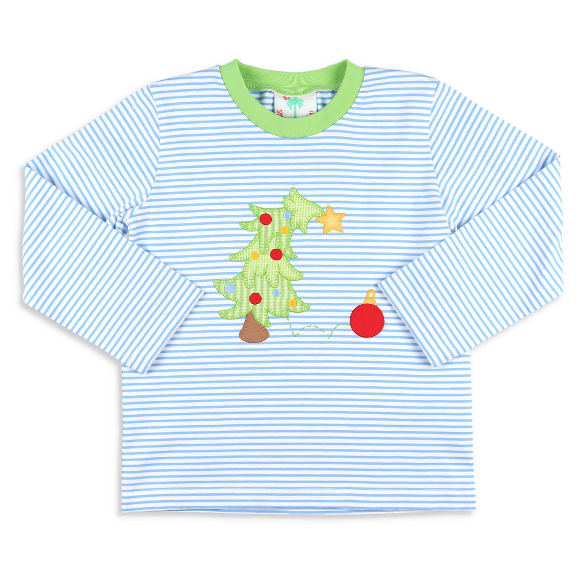 Boys Applique Shirt - Grinch - Shrimp and Grits Kids | Shrimp and Grits Kids