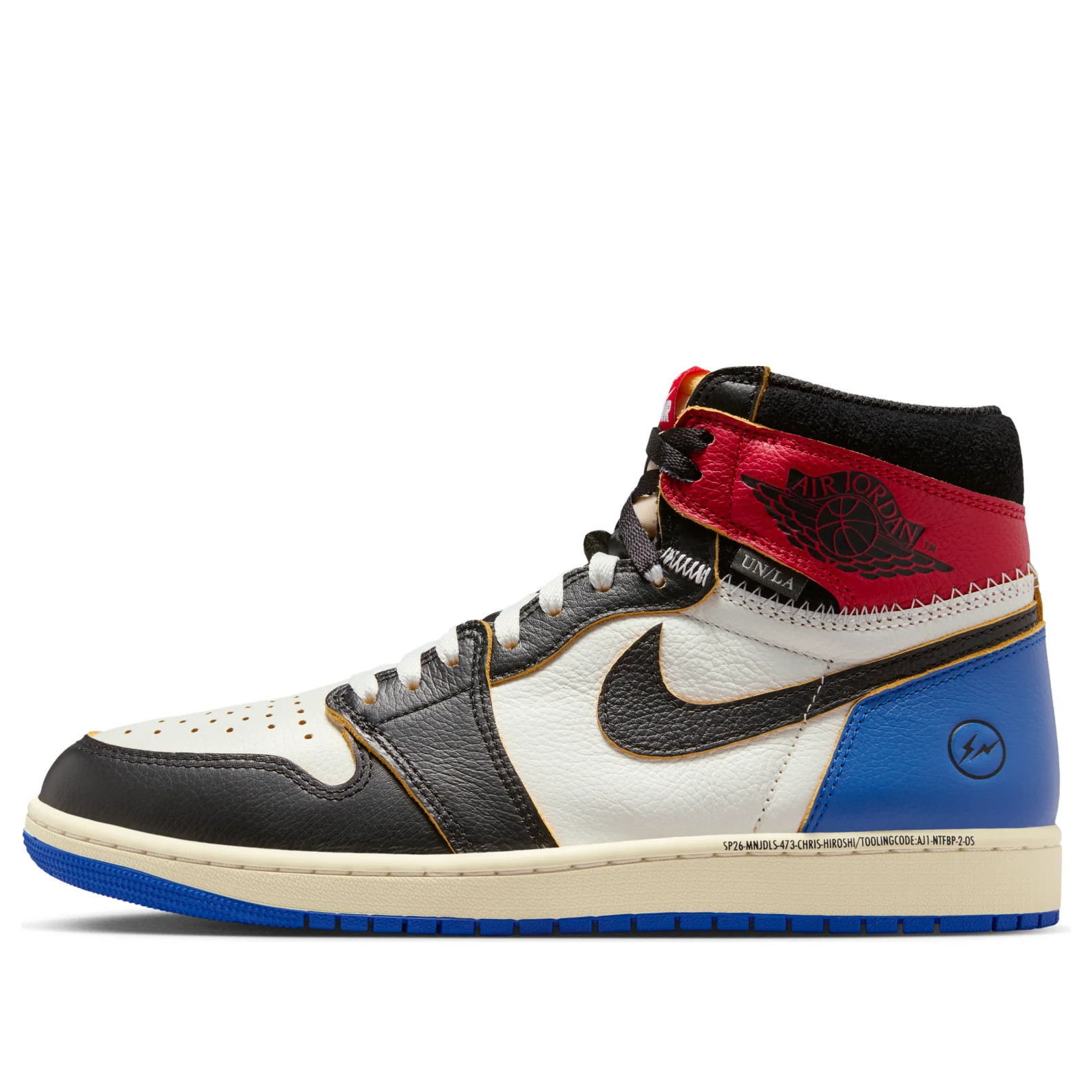 Air Jordan 1 Retro High x Fragment x Union LA OG SP 'Varsity Red Sport Royal' IO7847-002 | KICKS CREW