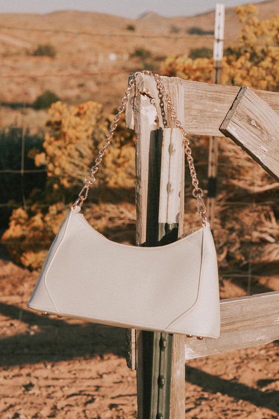 Charismatic Charm Bone Chain Strap Shoulder Bag | Lulus (US)