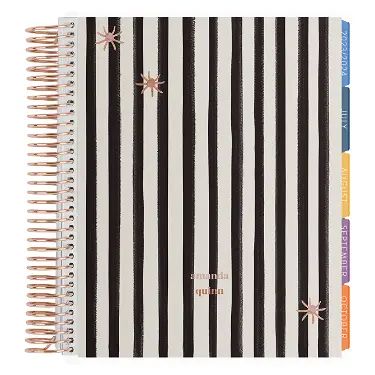 Metallic Stripes and Spiders LifePlanner™ | Erin Condren | Erin Condren