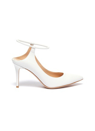 GIANVITO ROSSI | 'Karen 85' ankle strap leather mules | Women | Lane Crawford - Shop Designer Bra... | Lane Crawford (Global)