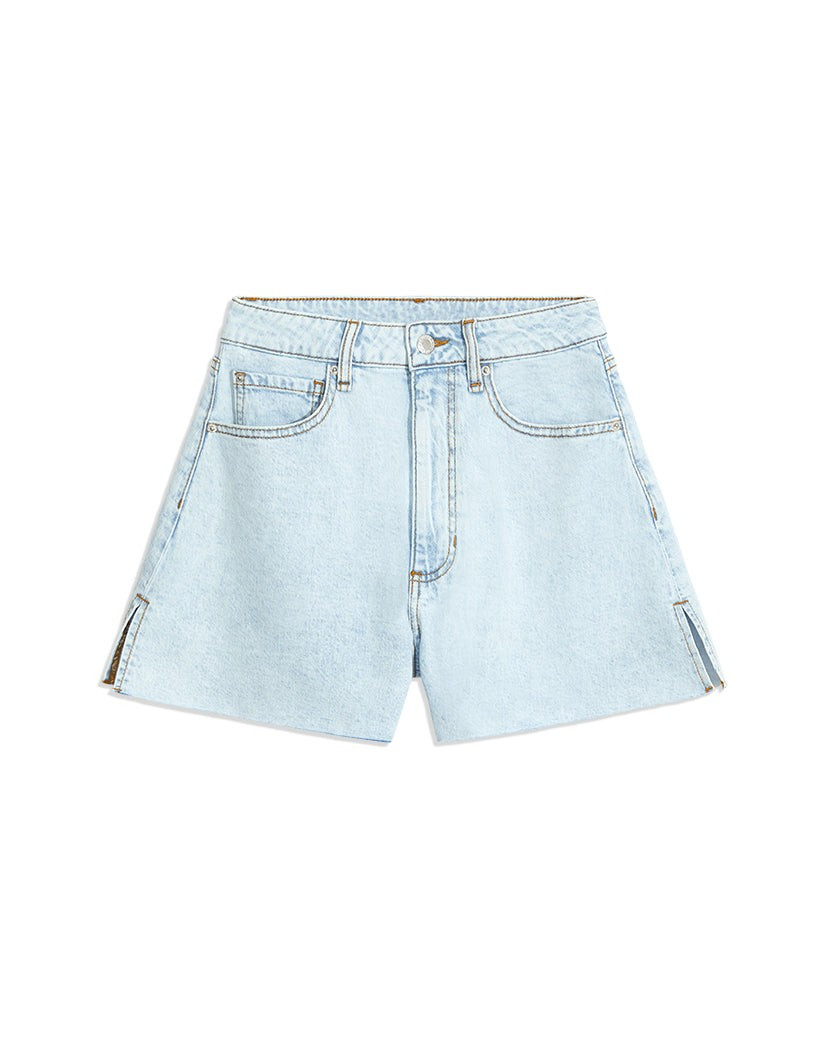 High Rise Indigo Comfort Boyfriend Short | We Wore What