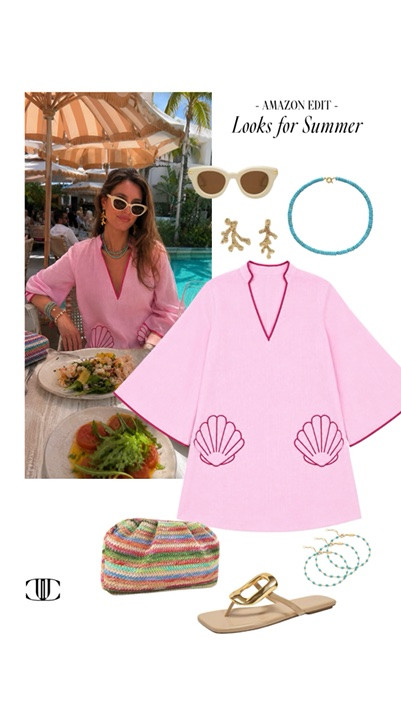 Amazon vacation finds that look so much more expensive than they are. 🌴✨ I styled 10 chic tropical resort looks for summer — from poolside mornings to sunset dinners — filled with breezy dresses, matching sets, woven bags, elevated sandals, and easy pieces that make packing feel effortless. Whether you have a trip booked or are simply dressing like you do, these looks are too good not to share. 🤍

#LTKSeasonal #LTKOver40 #LTKTravel