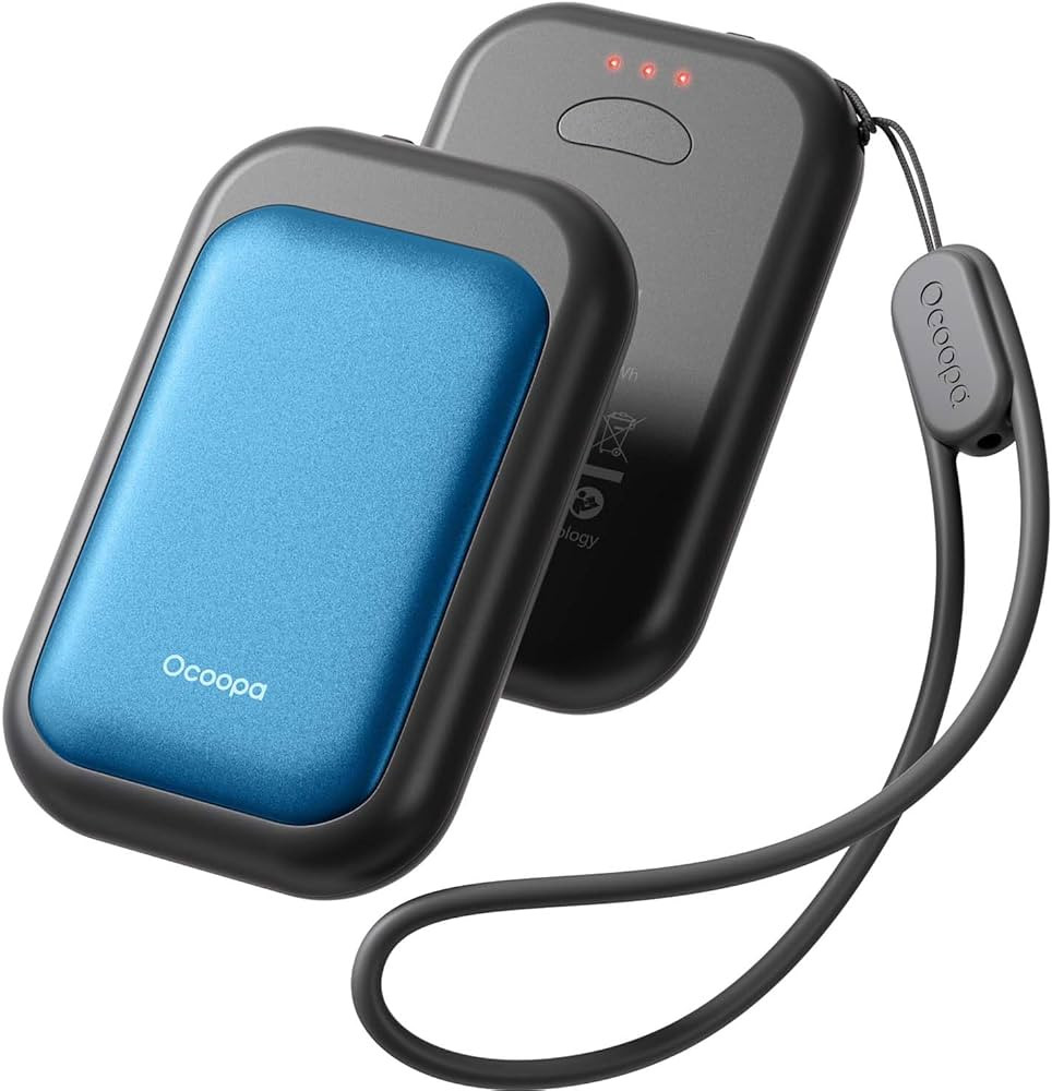OCOOPA Magnetic Rechargeable Hand Warmers 2 Pack, Card-Style Electric Hand Warmer 5000mAh, Pocket... | Amazon (US)