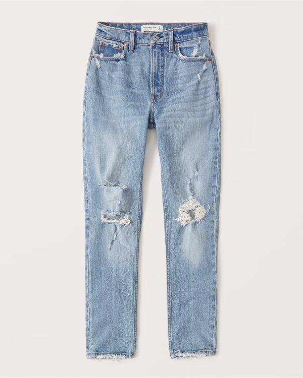 Women's High Rise Skinny Jeans | Women's Bottoms | Abercrombie.com | Abercrombie & Fitch (US)