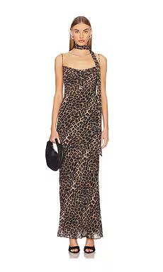 Lovers and Friends Atwood Maxi Dress in Liquid Leopard from Revolve.com | Revolve Clothing (Global)