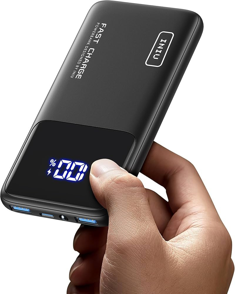 INIU Portable Charger, Slimmest Fast Charging 10000mAh USB C in/Out Power Bank, 22.5W PD3.0 QC4+ ... | Amazon (US)