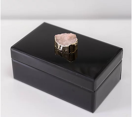 BFF Collection Decorative Gemstone Box with Lined Interior - QVC.com | QVC