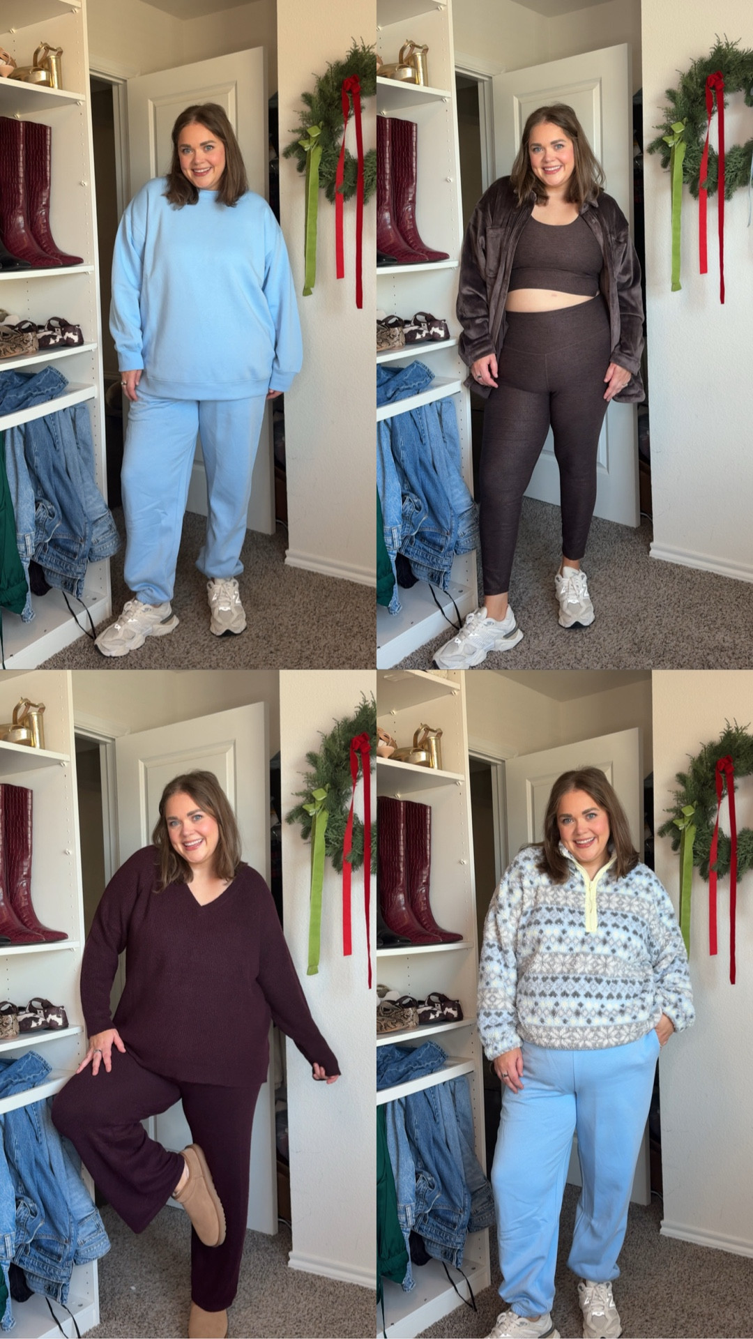 Latest Walmart winter order! Wearing xxl in everything except I sized up in blue sweatshirt to 1x 

#LTKPlusSize #LTKFindsUnder50