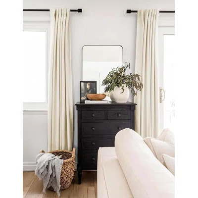 Blackout Curtains For Bedroom, Thermal Black Out Curtains, Room Darkening Drapes | Wayfair North America