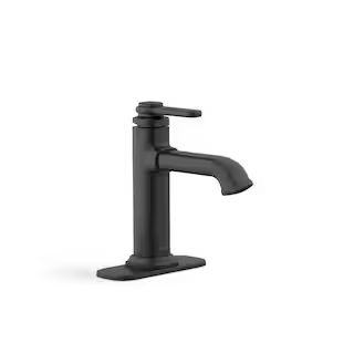 KOHLER Numista Single Hole Single-Handle Bathroom Faucet in Matte Black K-R26583-4D-BL - The Home... | The Home Depot