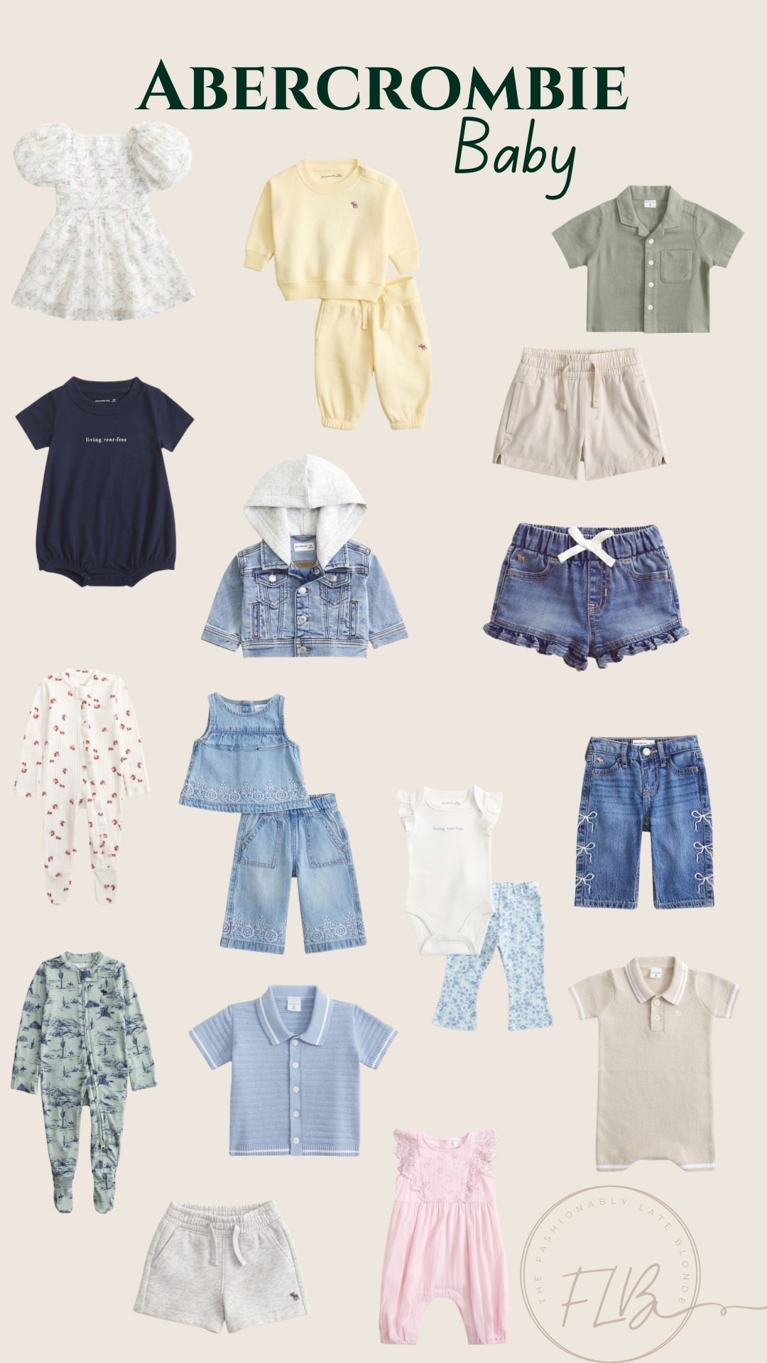 Abercrombie’s new baby line is so cute! 

Baby boy outfit., baby girl outfit, sibling matching, spring style, baby clothes 

#LTKKids #LTKBaby