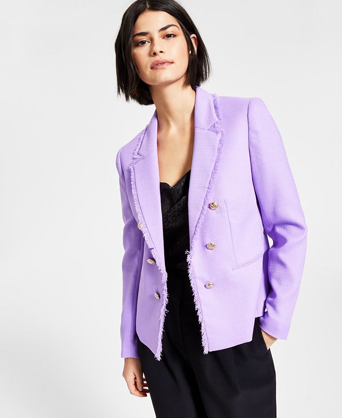 Bar III Tweed Jacket, Created for Macy's & Reviews - Jackets & Blazers - Women - Macy's | Macys (US)