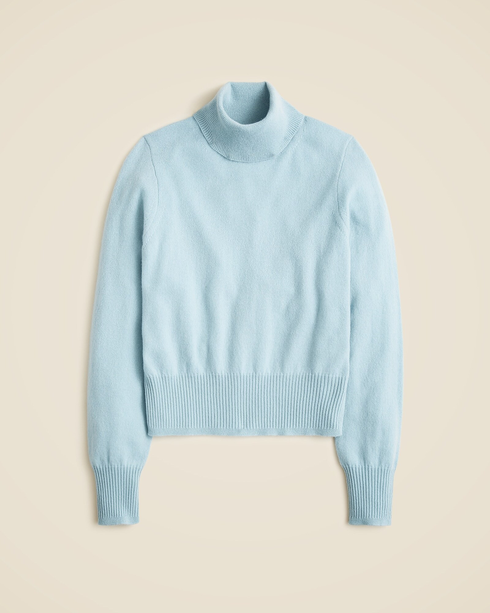 Cashmere shrunken turtleneck sweater | J. Crew US