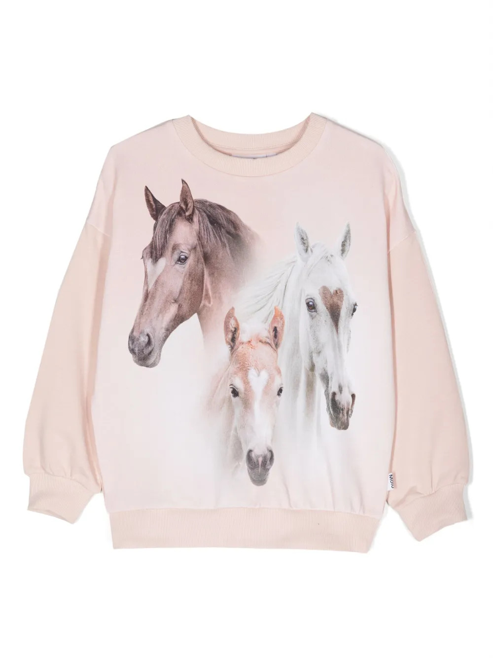 Molo Maxi Organic Cotton Sweatshirt | Pink | FARFETCH | Farfetch Global