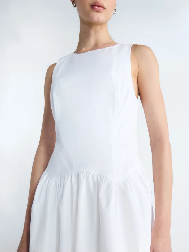 Free Assembly Women\u2019s and Women's Plus Sleeveless Cotton Racer Back Maxi Dress, Sizes XS-4X ... | Walmart (US)