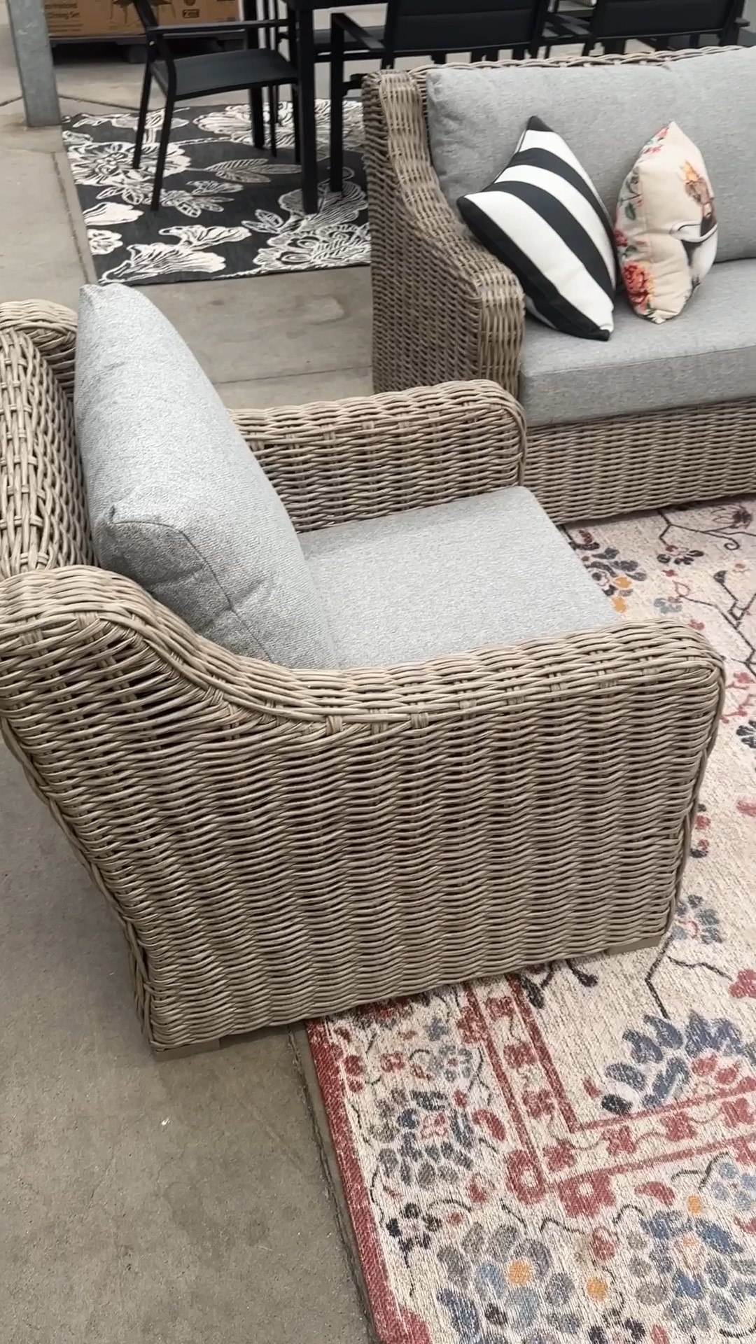 This is the best outdoor patio set pottery barn look for less, plus it comes with covers! So good! You get grab the whole set or just chairs. You can also find swivel chairs in The same set! 

#LTKWatchNow #LTKMostLoved #LTKSeasonal