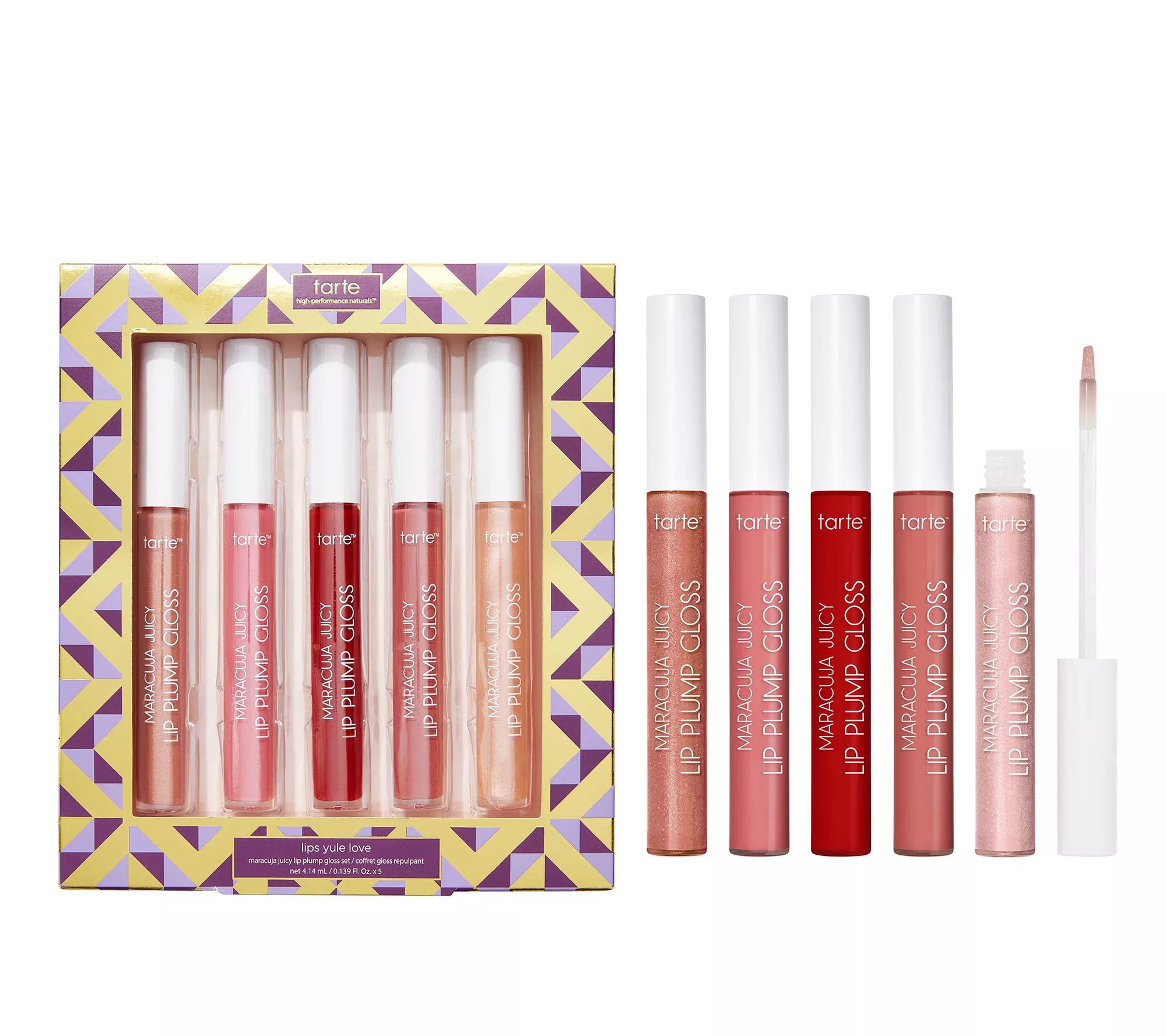 tarte Maracuja Juicy Lip Plump Gloss 5pc Celebration Party Pack | QVC