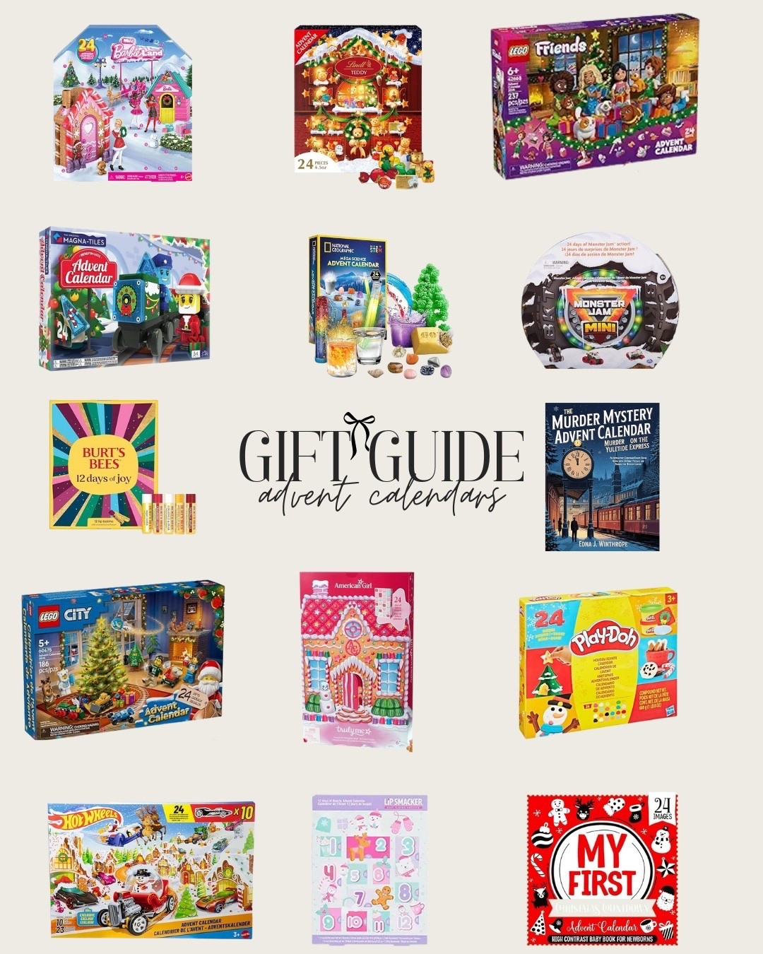 Gift guide ADVENT CALENDARS 