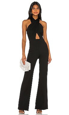Amanda Uprichard X REVOLVE Zahara Jumpsuit in Black from Revolve.com | Revolve Clothing (Global)
