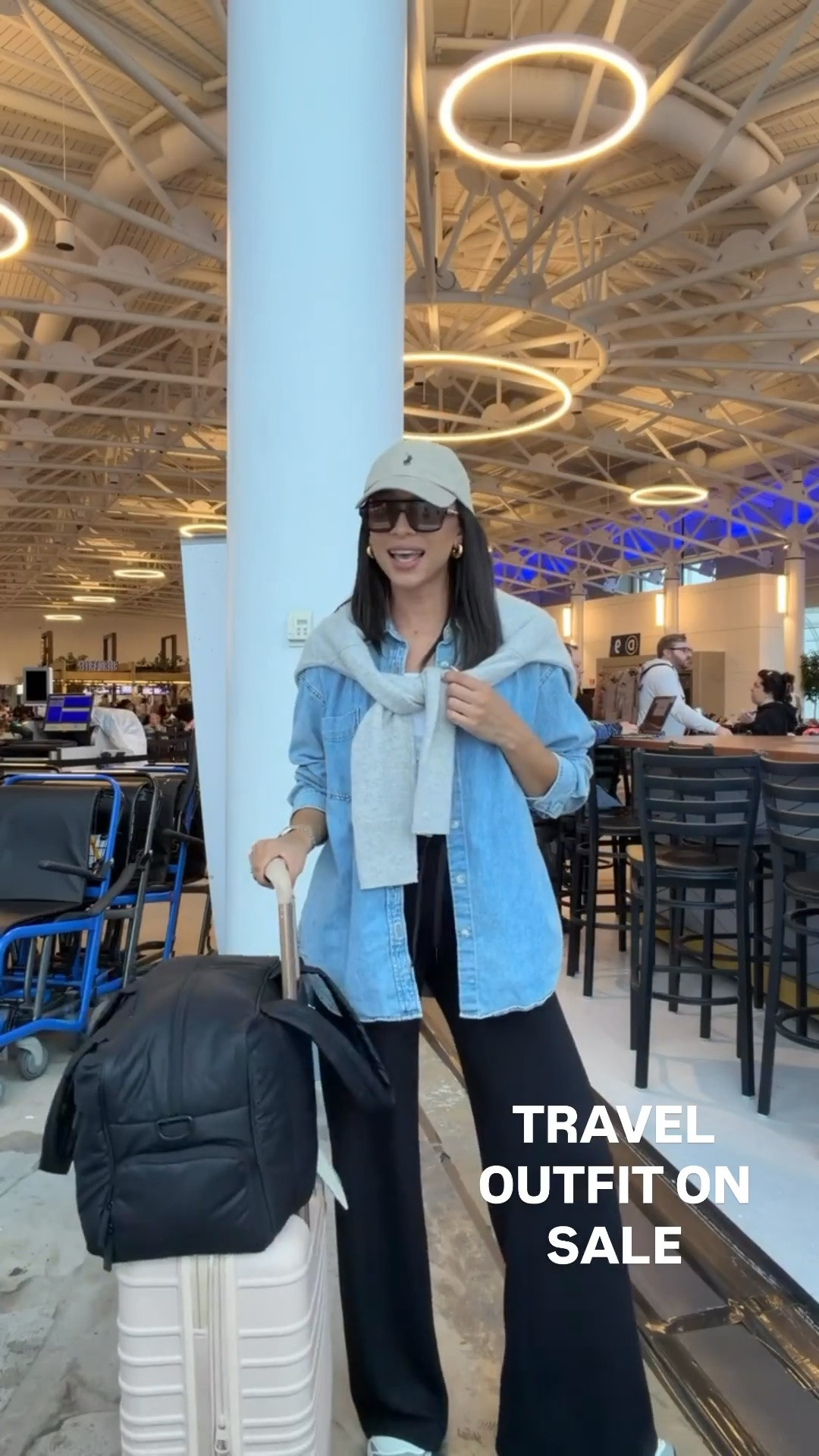 Aritzia SALE! Everything is 20-50% OFF for their summer sale!! The comfiest pants ever and the softest denim shirt make for a super cute and practical travel outfit ✈️ These are my most worn travel pants of all time! Size S Tall pants, S denim shirt, S tank, M sweater (sized up for oversized fit)


airport outfit, travel outfit, aritzia sale, spanx sale, denim shirt jacket, 4th of july sale, july 4th sale, aritzia summer sale, mom outfit, postpartum outfit, casual outfit, comfy outfit, casual chic outfit, errands outfit, work from home outfit

#LTKSaleAlert #LTKTravel #LTKSeasonal
