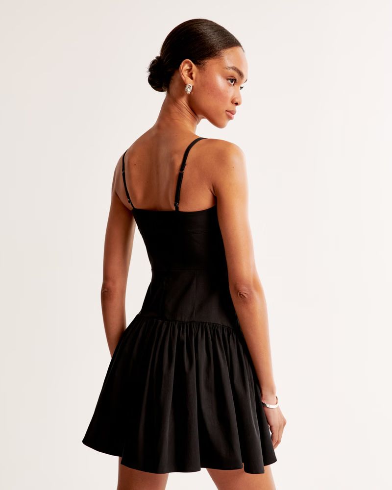 Drop-Waist Mini Dress | Abercrombie & Fitch (US)