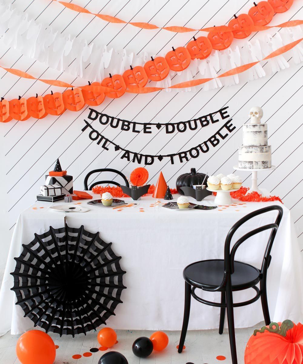 Tissue Paper Garland Ghost | Oh Happy Day Shop