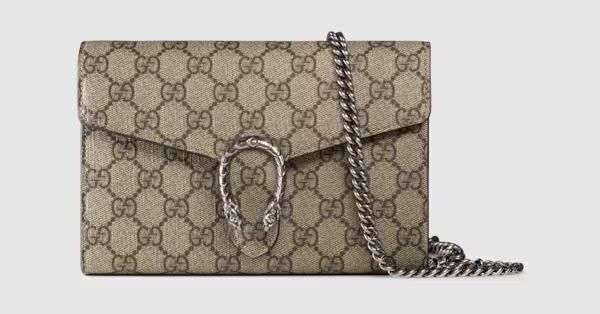 Dionysus GG Supreme chain wallet | Gucci (UK)