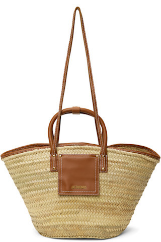 JACQUEMUS - Beige & Brown Les Classiques 'The Soli basket' Tote | SSENSE