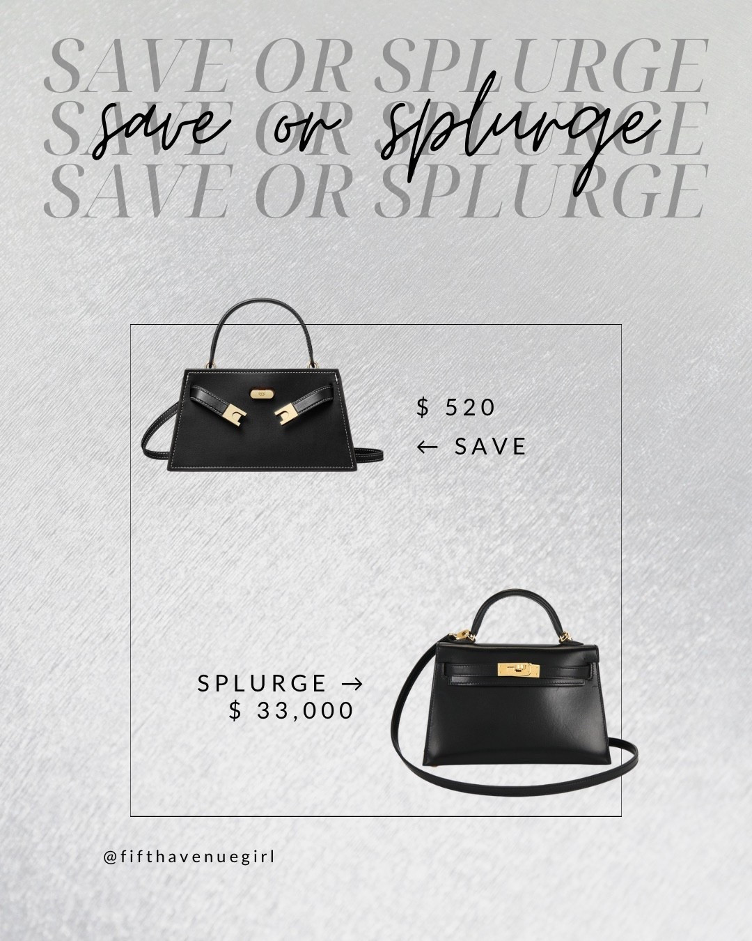 Hermès Mini Kelly, or a more affordable alternative from Tory Burch? 🖤🤔
#LTKItBag #LTKStyleTip

#LTKootd